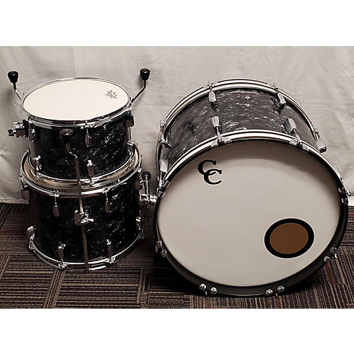 C&C Drum Company Birch Shell Pack Drum Kit Black Pearl