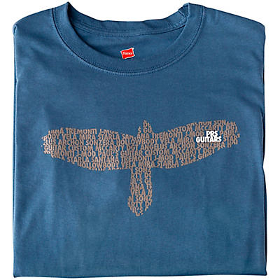 PRS Bird As A Word Slate Blue T-Shirt