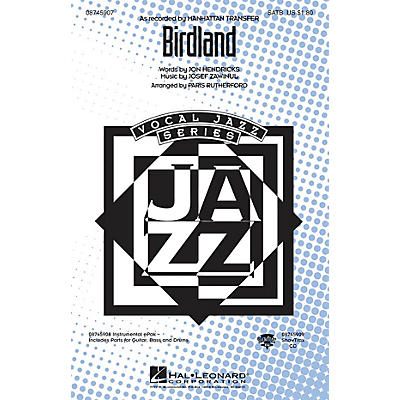 Hal Leonard Birdland ShowTrax CD Arranged by Paris Rutherford