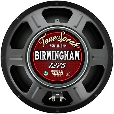 ToneSpeak Birmingham 1275 12" 75W Guitar Speaker
