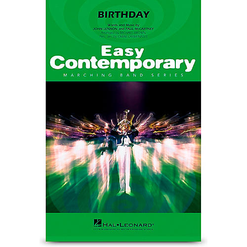 Hal Leonard Birthday Marching Band Level 2-3 by The Beatles arranged by Michael Brown