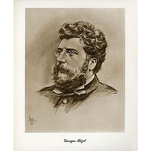 Bizet (Lupas Small Portrait Poster) Music Sales America Series