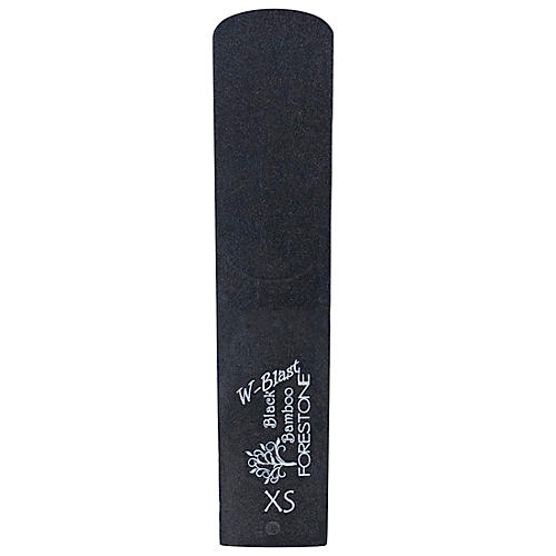 Forestone Black Bamboo Alto Saxophone Reed With Double Blast XS
