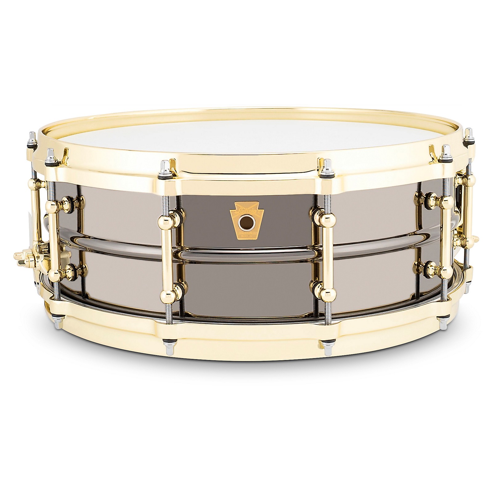 Ludwig Black Beauty Brass on Brass Snare Drum Brass 14 x 5 in