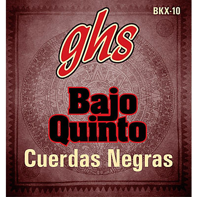GHS Black Coated Stainless Steel Bajo Quinto Set