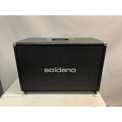 Soldano Black Croc Front Loaded Greenback 2x12 50w Guitar Cabinet