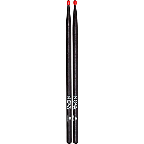 Nova Black Drum Sticks 2BN