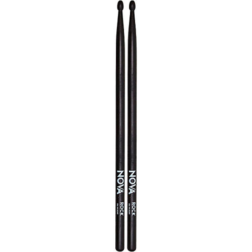 Nova Black Drum Sticks Rock