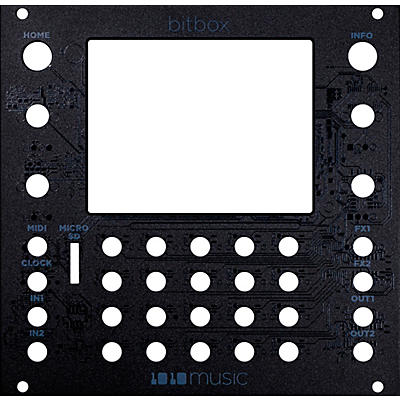 1010music Black Faceplate for Bitbox MK1 or MK2