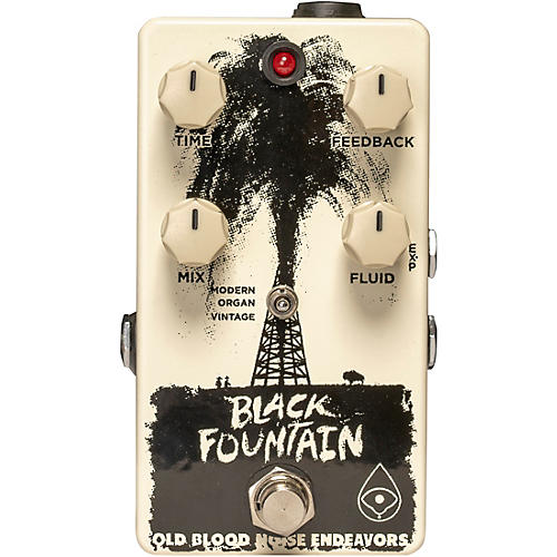 Black Fountain Oil Can Delay Effects Pedal