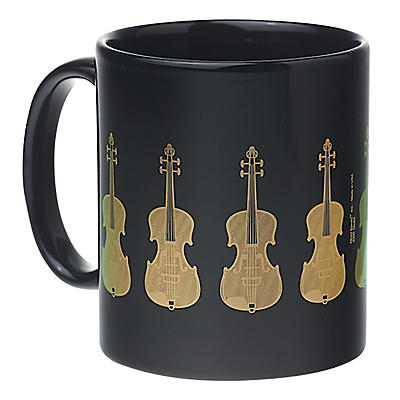 AIM Black/Gold Violin Coffee Mug