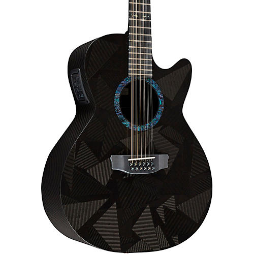 Black Ice Series WS 12-String Acoustic-Electric Guitar