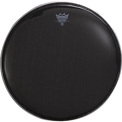 Remo Black Max Crimped Marching Snare Drum Head Ebony 13 in.