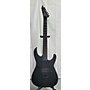 Used ESP Black Metal Solid Body Electric Guitar Black