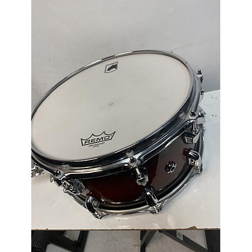 Mapex Black Panther Solidus Snare Drum Drum Red Black Burst