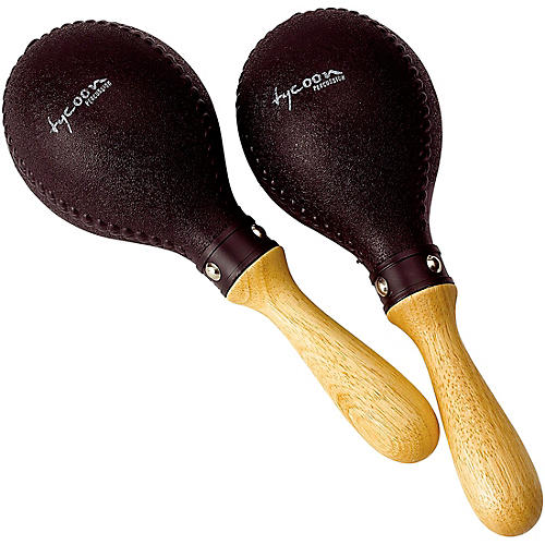 Tycoon Percussion Black Plastic Maracas