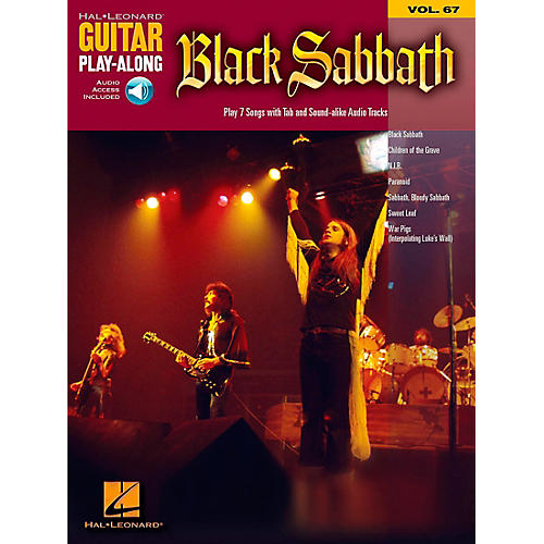 Black Sabbath - Guitar Play-Along Volume 67 Book and CD