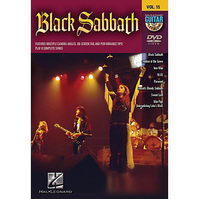Hal Leonard Black Sabbath Guitar Play-Along Series Volume 15 DVD