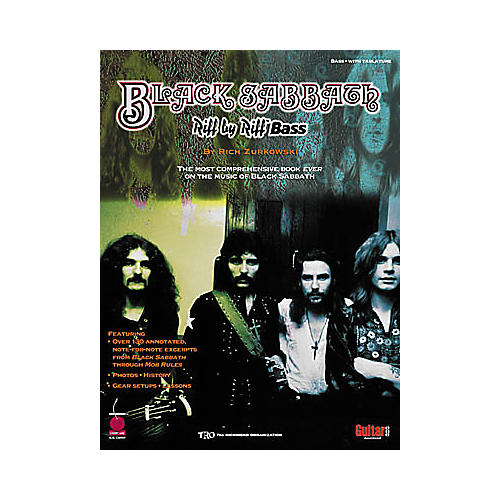 Cherry Lane Black Sabbath Riff by Riff Bass Guitar Tab Songbook