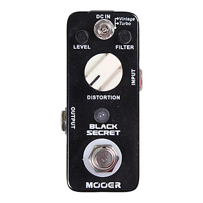 Mooer Black Secret Distortion Guitar Effects Pedal