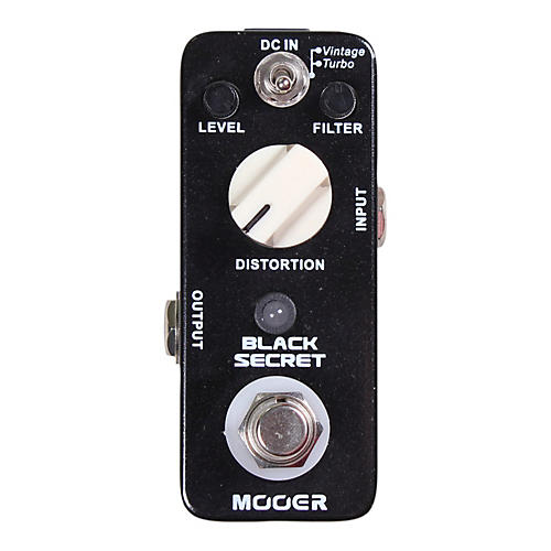 Black Secret Distortion Guitar Effects Pedal