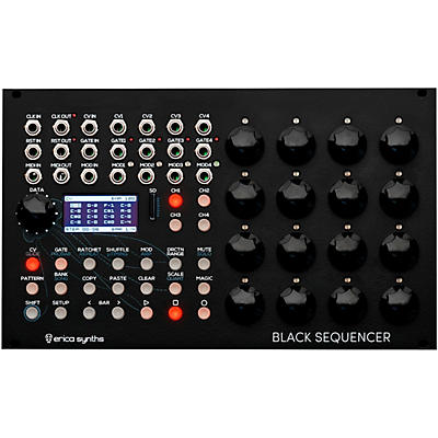Erica Synths Black Sequencer Eurorack Module