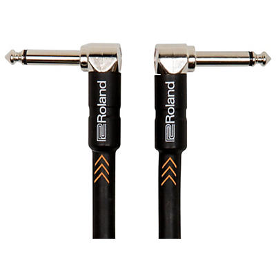 Roland Black Series 1/4" Angled/Angled Instrument Cable