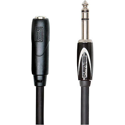 Roland Black Series 1/4" TRS Male to Female Headphone Extension Cable