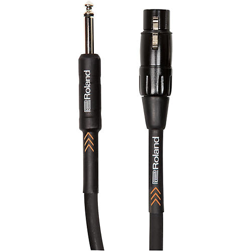 Roland Black Series XLR Hi-Z Microphone Cable 20 ft. Black