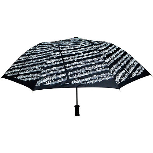 Black Sheet Music Umbrella