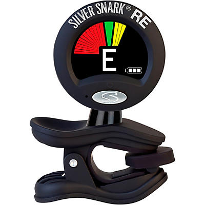 Snark Black Silver Guitar & All-Instrument Rechargeable Clip-On Tuner