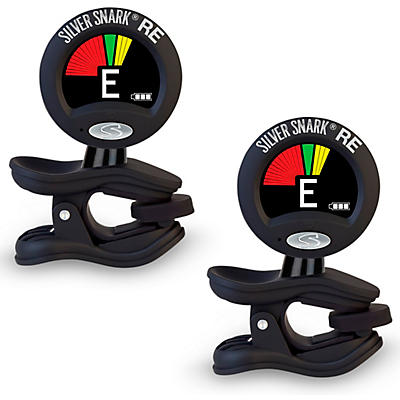 Snark Black Silver Snark Rechargeable Clip-on Tuner 2-Pack