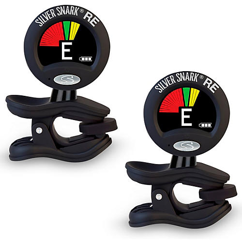 Snark Black Silver Snark Rechargeable Clip-on Tuner 2-Pack