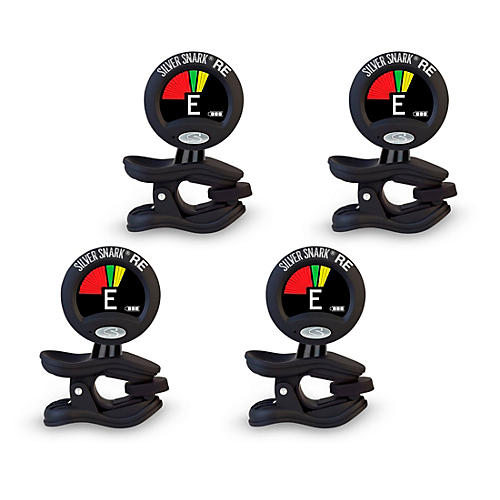 Snark Black Silver Snark Rechargeable Clip-on Tuner 4-Pack