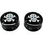 AxLabs Black Speed Knob With Skull Graphic - 2 Pack Black/White