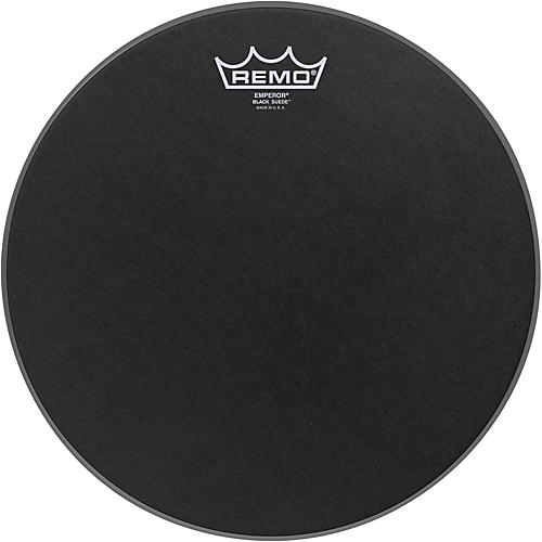 Remo Black Suede Emperor Batter Drum Head 12 in.