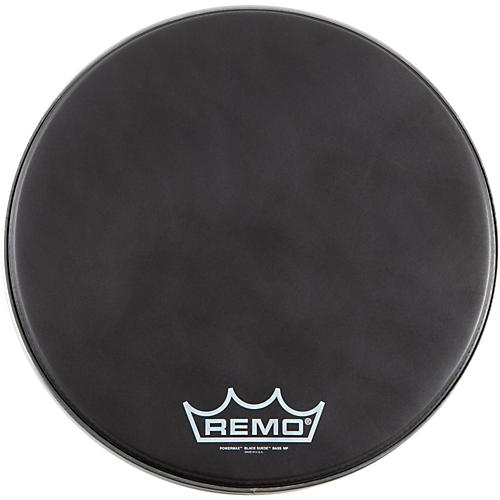 Black Suede PowerMax Series Bass Drumhead with Crimplock