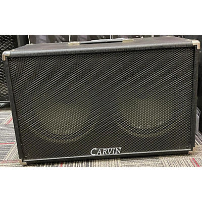Carvin Black Tolex Single Input 2x12 Bass Cabinet