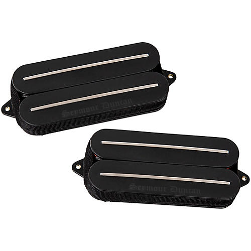 Seymour Duncan Black Winter Rails 7-String Humbucker Pickup Black Set