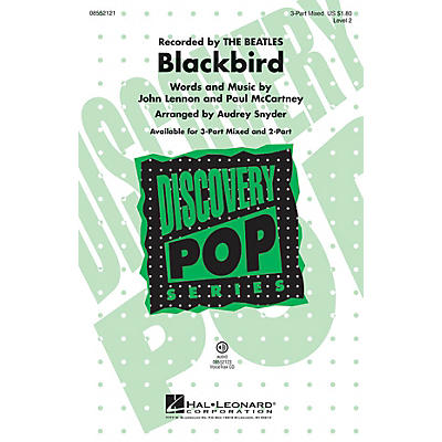Hal Leonard Blackbird (Discovery Level 2) 2-Part by The Beatles Arranged by Audrey Snyder