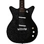Danelectro Blackout '59 Semi-Hollowbody Electric Guitar - Black Metalflake