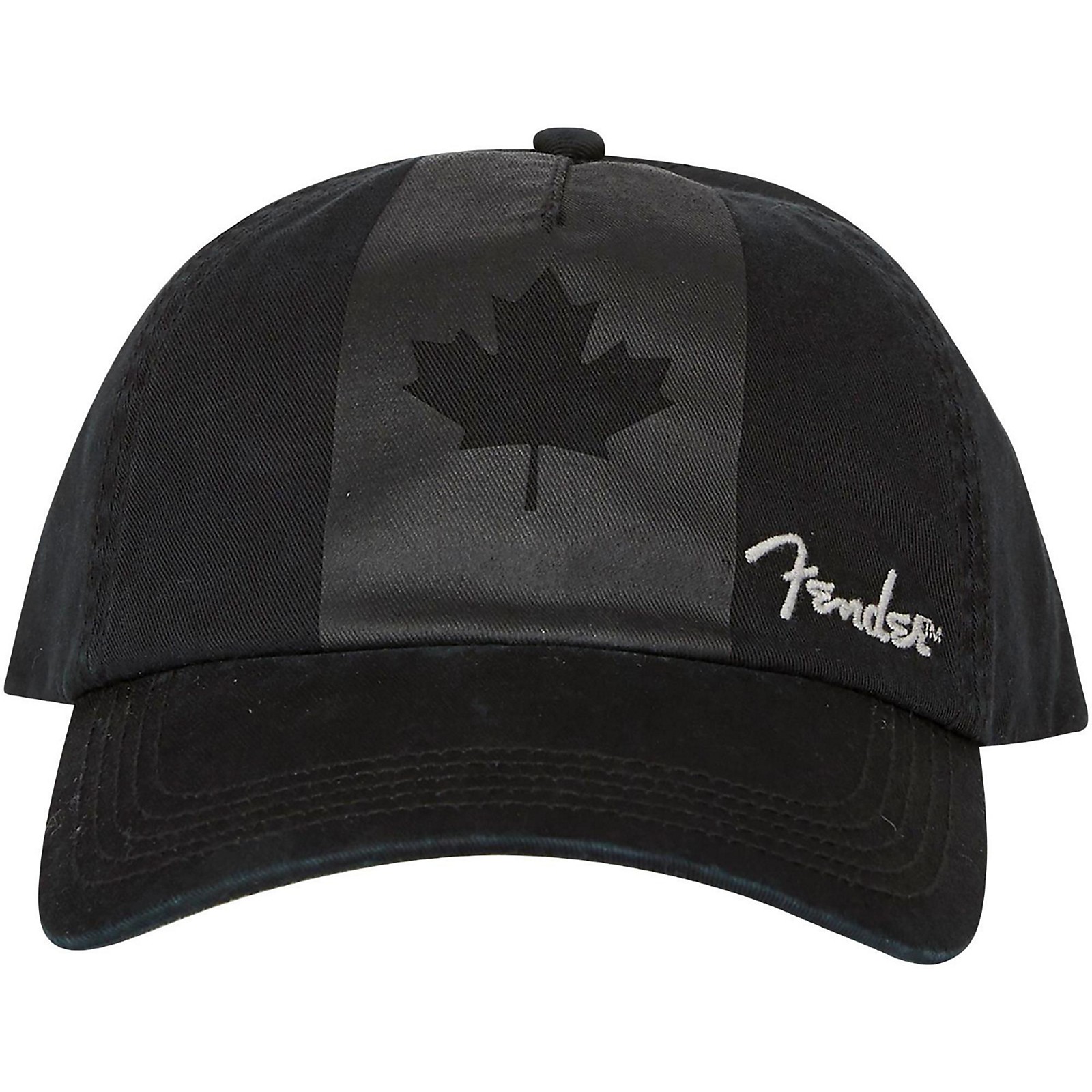 Fender Blackout Canadian Flag Hat Onesize Musician's Friend