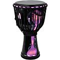 X8 Drums Blackout Lava Lamp Djembe 7 in. Orange Multi Fade10 in. Purple Multi Fade