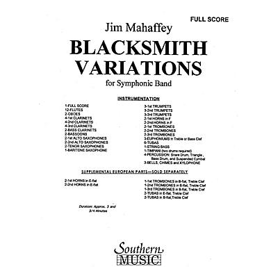 Southern Blacksmith Variations (Band/Concert Band Music) Concert Band Level 3 Composed by Jim Mahaffey