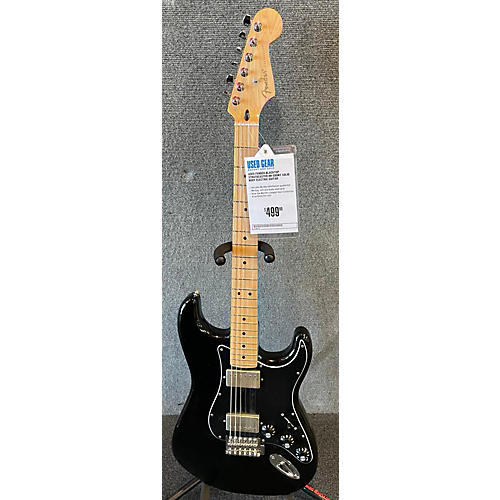 Fender Blacktop Stratocaster HH Solid Body Electric Guitar Ebony