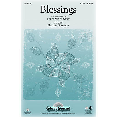 Shawnee Press Blessings Studiotrax CD Arranged by Heather Sorenson