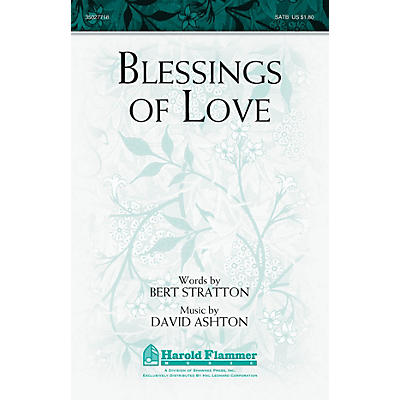 Shawnee Press Blessings of Love SATB composed by David Ashton