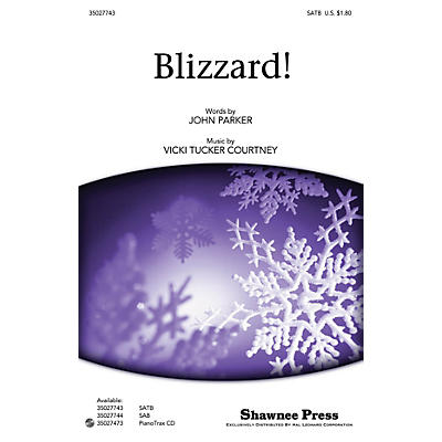 Shawnee Press Blizzard! SATB composed by John Parker