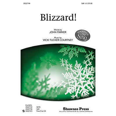 Shawnee Press Blizzard! (Together We Sing Series) SAB composed by John Parker