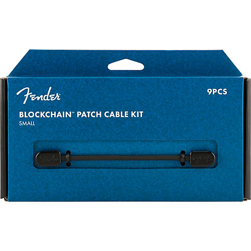 Fender Blockchain Patch Cable Kit Small Black